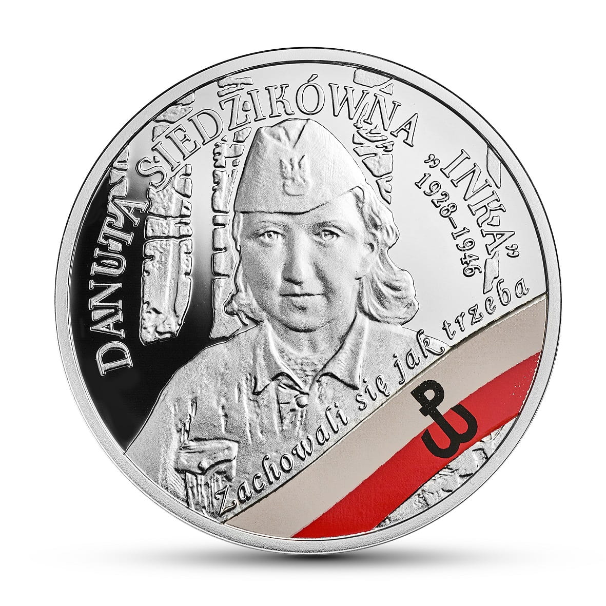 10 zł Wyklęci przez komunistów żołnierze niezłomni - Danuta Siedzikówna „Inka”