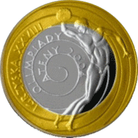 10 zł Igrzyska XXVIII Olimpiady – Ateny 2004 (Ag+Au)