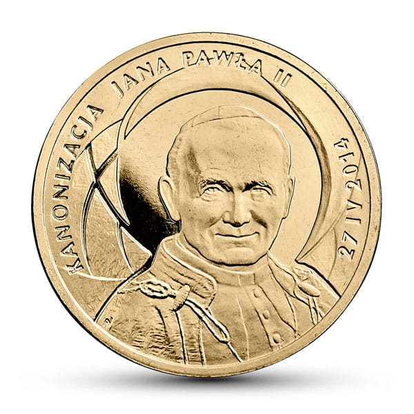 2 zł Kanonizacja Jana Pawła II – 27 IV 2014