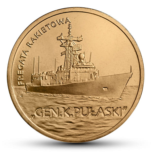 2 zł Fregata rakietowa „Gen. K. Pułaski”