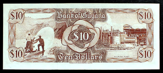 10 Dolarów - Gujana