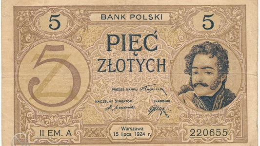 Złoty polski z 1924 roku – banknot, który ocalił gospodarkę II Rzeczypospolitej