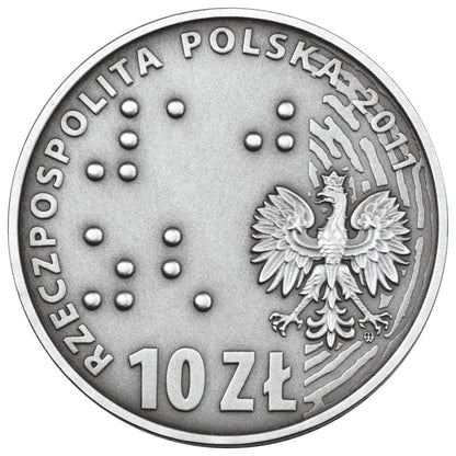 10 zł Europa bez barier – 100-lecie Towarzystwa Opieki nad Ociemniałymi