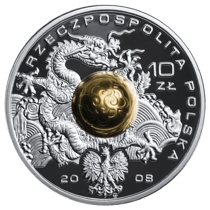 10 zł Igrzyska XXIX Olimpiady – Pekin 2008 - kula