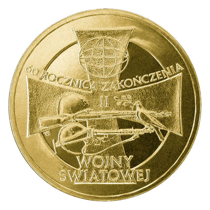 2 zł 60. rocznica zakończenia II wojny światowej