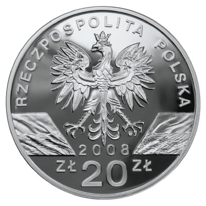 20 zł Sokół wędrowny (łac. Falco peregrinus)