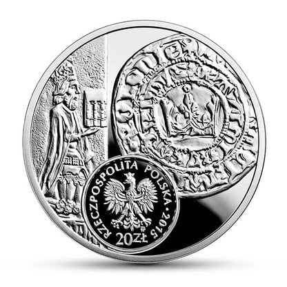 20 zł Historia Monety Polskiej – grosz Kazimierza Wielkiego
