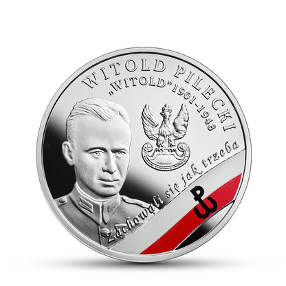 10 zł Wyklęci przez komunistów żołnierze niezłomni – Witold Pilecki ps. „Witold”
