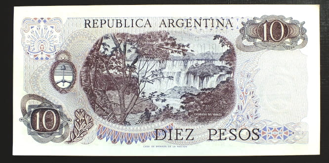 10 Pesos - Argentyna 1970 r.