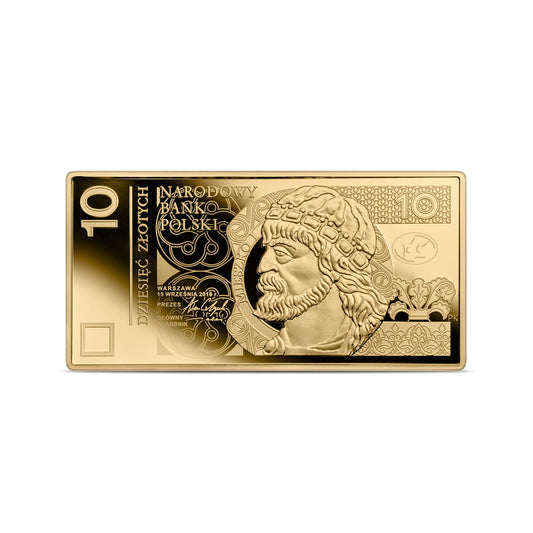 Moneta 10 zł Polskie banknoty obiegowe – banknot o nominale 10 zł