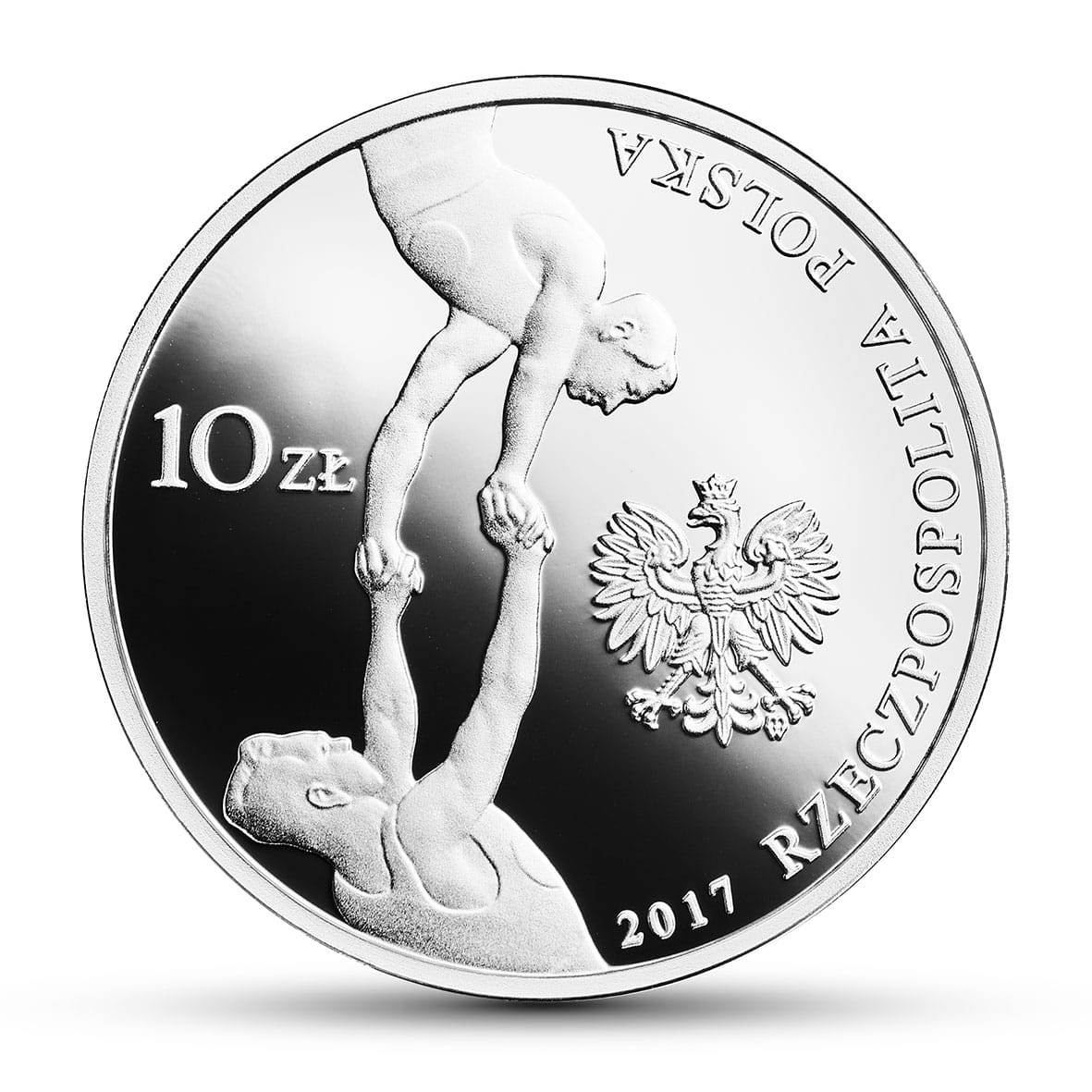10 zł 150. rocznica powstania Towarzystwa Gimnastycznego „Sokół”