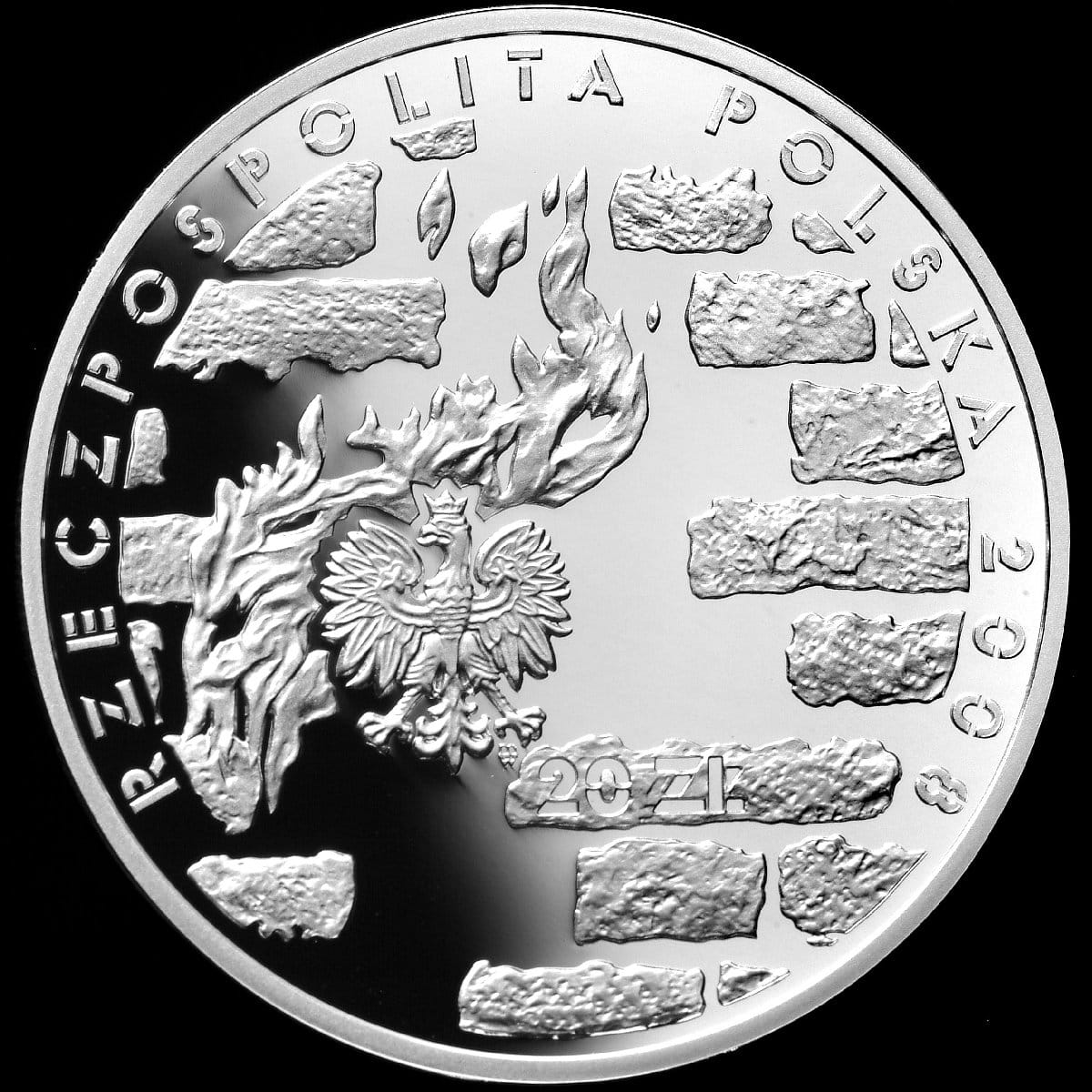 20 zł 65. rocznica powstania w getcie warszawskim