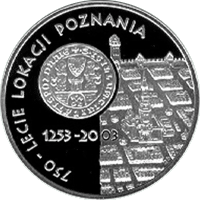10 zł 750-lecie lokacji Poznania