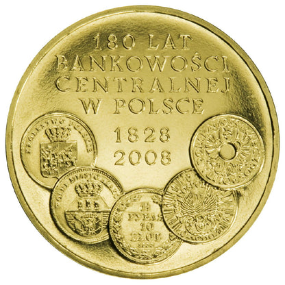 2 zł 180 lat bankowości centralnej w Polsce