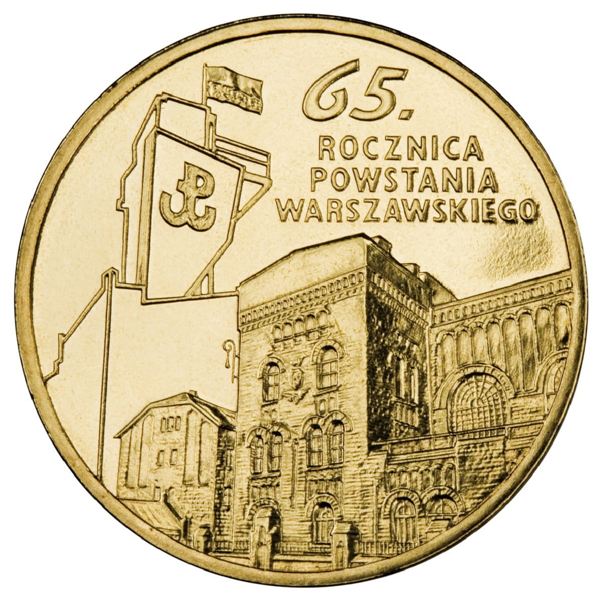 2 zł 65. rocznica Powstania Warszawskiego