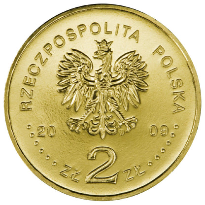 2 zł 25. rocznica męczeńskiej śmierci księdza Jerzego Popiełuszki