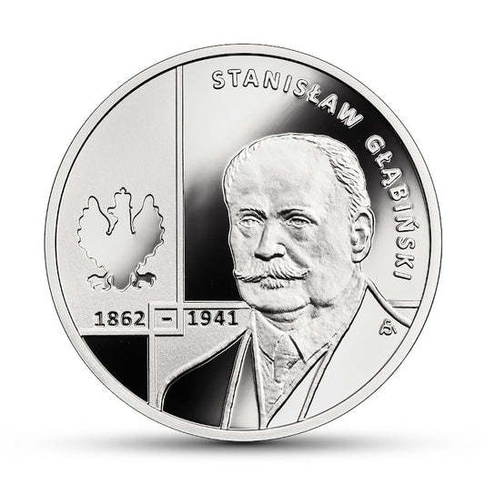 Moneta 10 zł Wielcy polscy ekonomiści – Stanisław Głąbiński