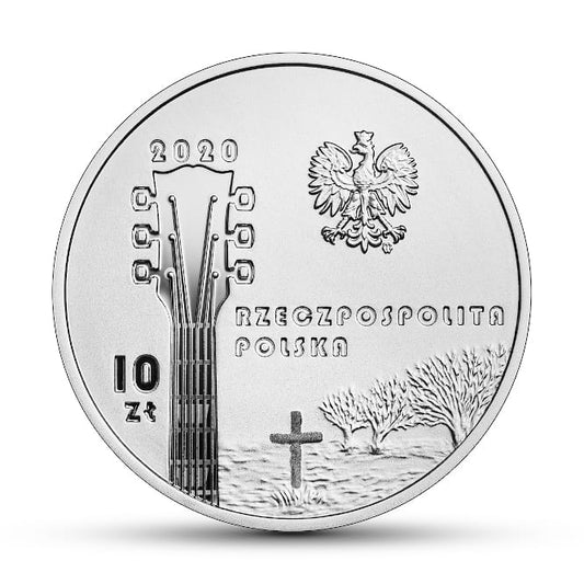Moneta 10 zł Krzysztof Klenczon