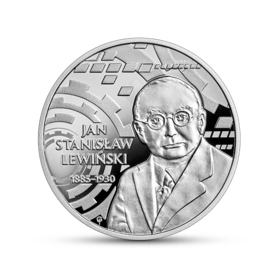 Moneta 10 zł Wielcy polscy ekonomiści – Stanisław Lewiński