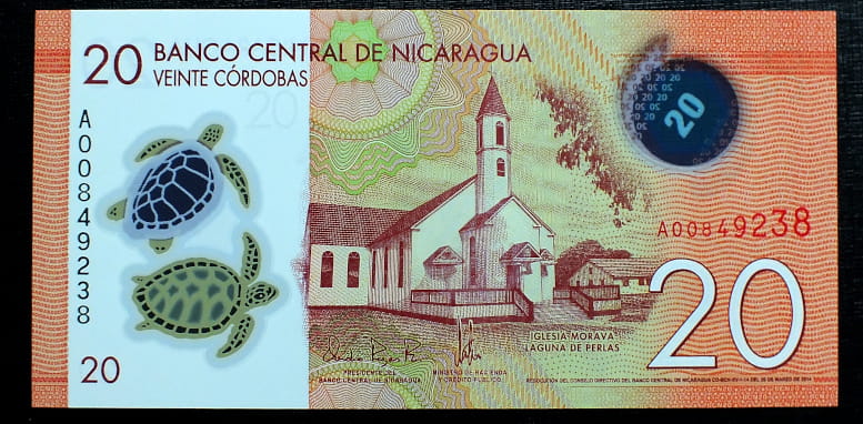 20 Cordobas - Nikaragua 2014 r.