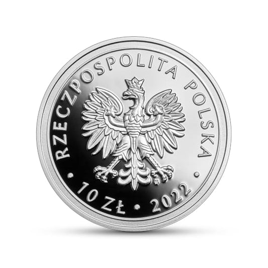 Moneta 10 zł Niemiecki obóz dla polskich dzieci w Łodzi (1942-1945)