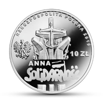 10 zł 90. rocznica urodzin Anny Walentynowicz